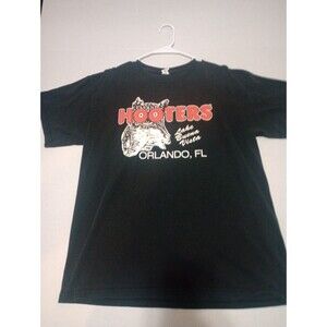 Hooters Lake Bueno Vista, FL Delta Magnum Vintage T-shirt Men's 00s Cotton Large